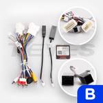 Комплект рамки с разъёмами 10,1"+can Mitsubishi Outlander 3 2012-2023 овальный климат - Car-Smart 7163