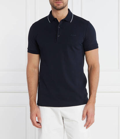 Поло Paule 4 BOSS GREEN - темно-синий(50469391)