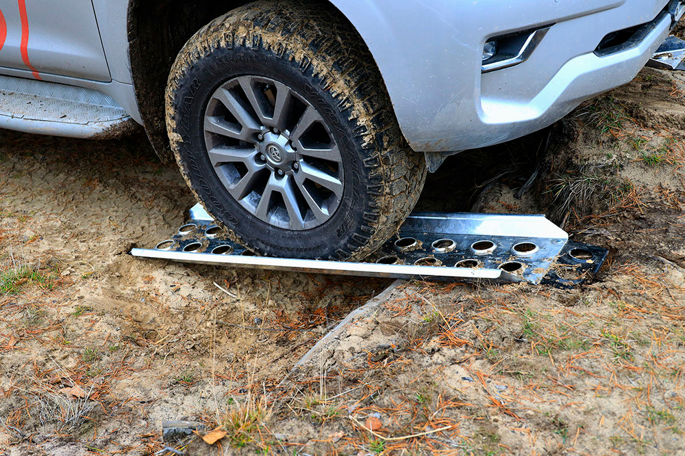 Сэнд-траки (аппарели) 148x48 см алюминиевые усиленные (2 шт.) РИФ