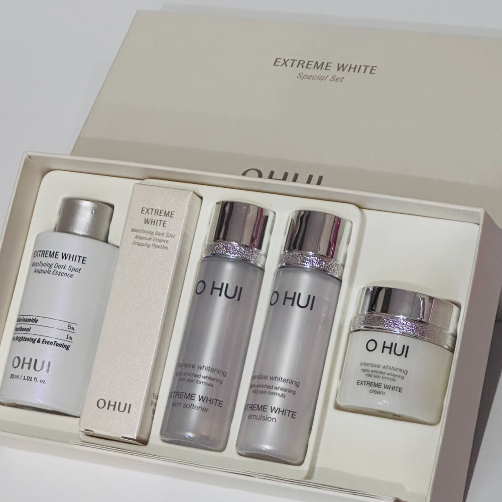 Эссенция осветляющая O HUI EXTREME WHITE Mela Toning Dark Spot Ampoule.