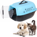 Переноска для животных «ЛЮБИМЫЙ БРО», лапки, цвет голубой, 48*32*28см/до 10кг (Лейбл)