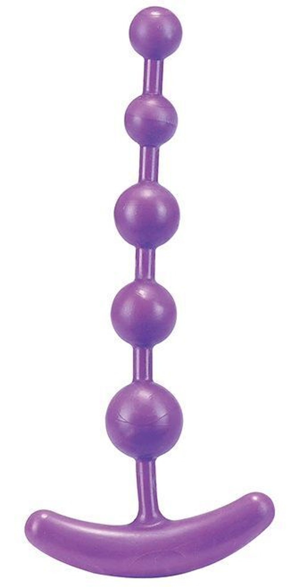 Анальная цепочка PURE ANAL BEADS - 15,2 см. (Цвет: фиолетовый)
