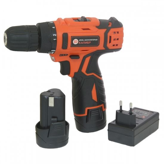 Аккумуляторный шуруповерт "КАЛИБР" ДА-12/2 76621