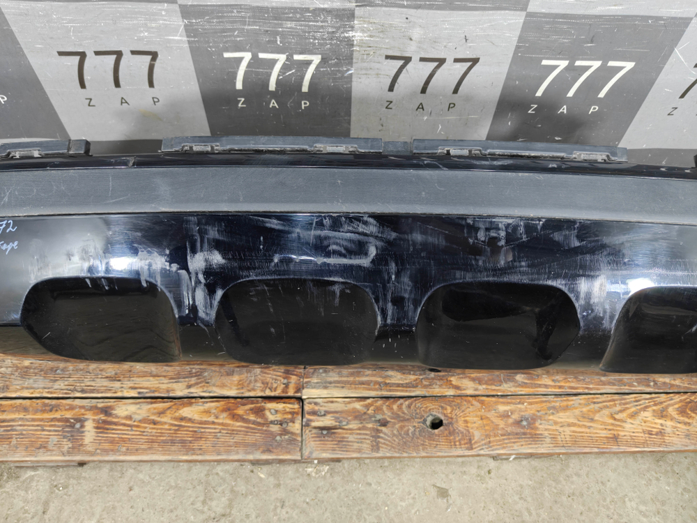 Юбка заднего бампера + накладка Kia Sportage 4 (QL) 18-22 Б/У Оригинал 86650F1600