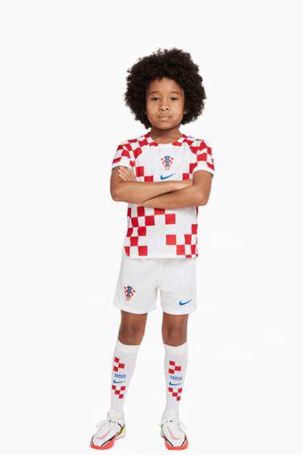 Футбольная форма Nike Croatia 2022 Home Little Kids - белый