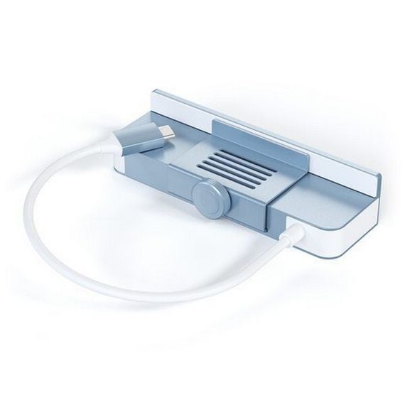 USB-хаб Satechi Aluminum USB-C Clamp Hub для 24&quot; iMac (ST-UCICHB) Blue