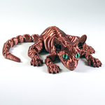 Подвижный кот Сфинкс, игрушка антистресс, медный цвет