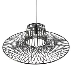 Светильник подвесной Vinger, Ø60,5х18 см, черный