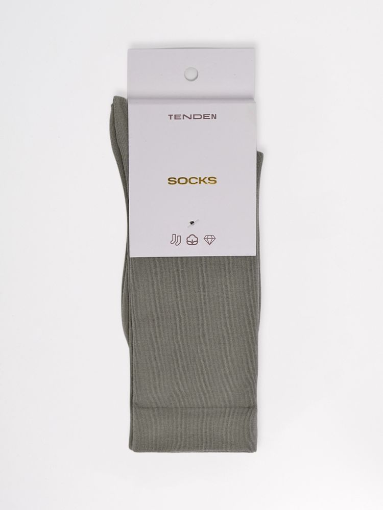 Высокие носки гладкий хлопок