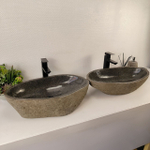 Раковина из речного камня ПАРА! RS-65541 61*36*15 0866