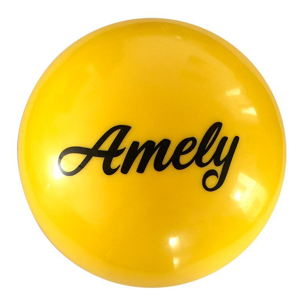 Мяч для художественной гимнастики Amely 15 см глиттер