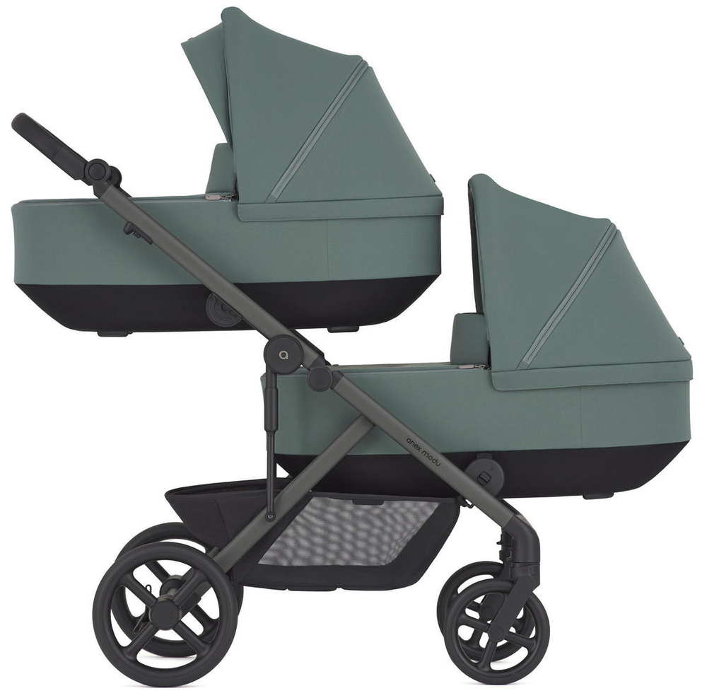 Коляска для двойни Anex Modu 2 в 1 Greeny
