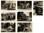 Фотооткрытка Петродворец 1954 г. 7 шт. XF