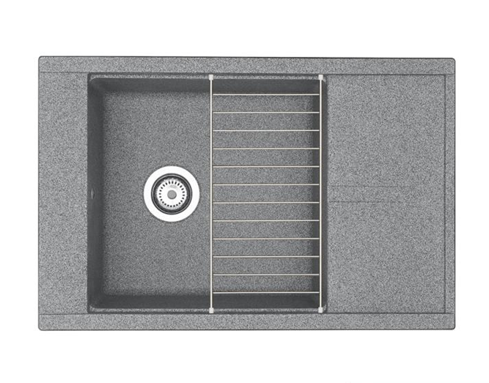 Кухонная Мойка Делия 78 (Серая) NEW