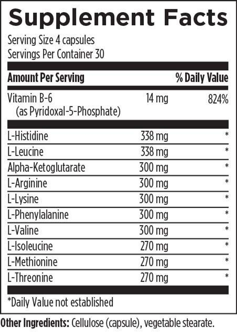 Designs For Health - Amino Acid Synergy 120 capsules