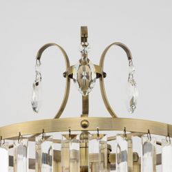 Citilux Инга CL335833 Настольная лампа хрустальная Бронза