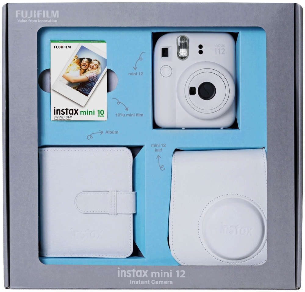 Фотокамера моментальной печати Fujifilm Instax mini 12 белый