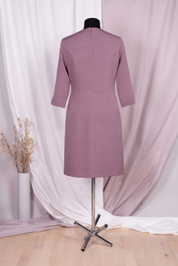 Офисное платье 3375ВЕ, какао крем #89КК053375ВЕ
