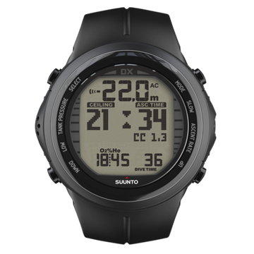 Декомпрессиметр Suunto DX Black Elastomer