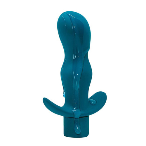 Бирюзовая анальная пробка 11,5см с вибрацией Lola Games Spice it up Satisfaction 8002-03Lola