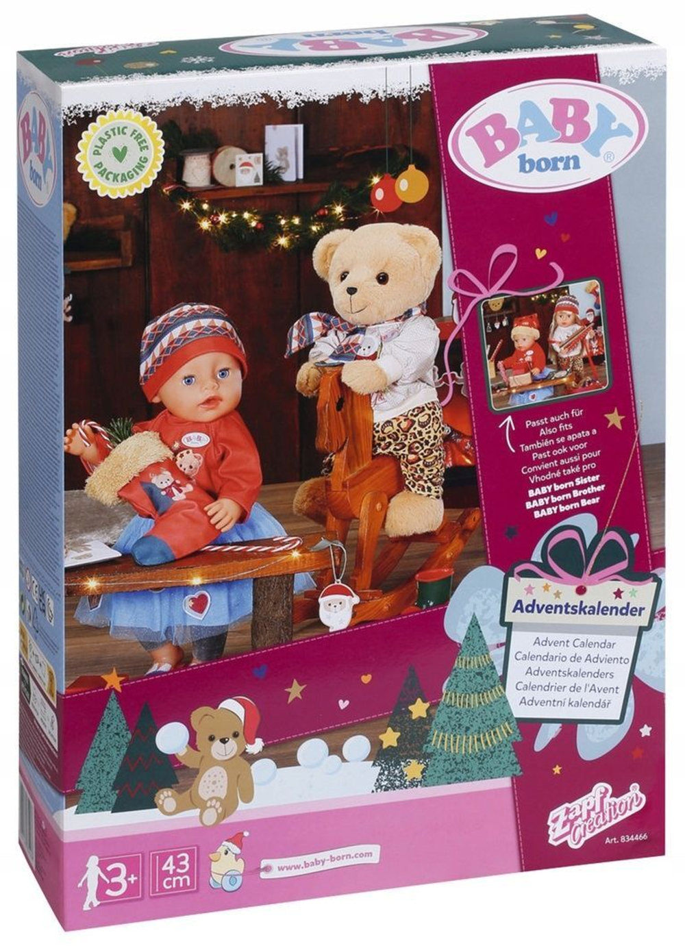 Аксессуары для BABY Born - Адвент-календарь с аксессуарами для куклы Бэби  Борн 834466 купить в Москве | Доставка по России.