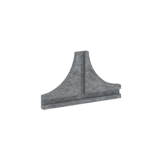 AcustiX Соединитель для войлочных экранов Т-образный VE.SVE-T Морская Галька 200*115*12