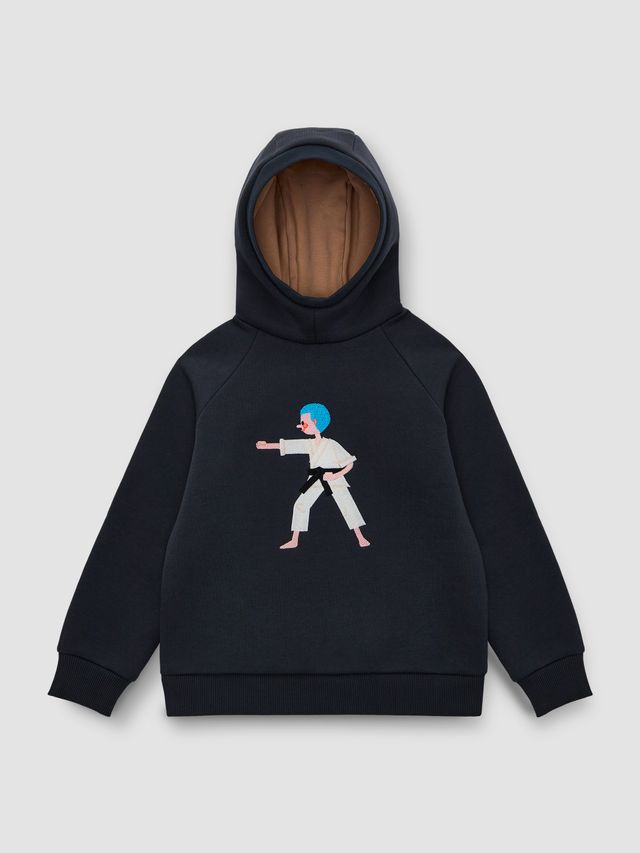 Худи графит ЕДИНОБОРСТВА