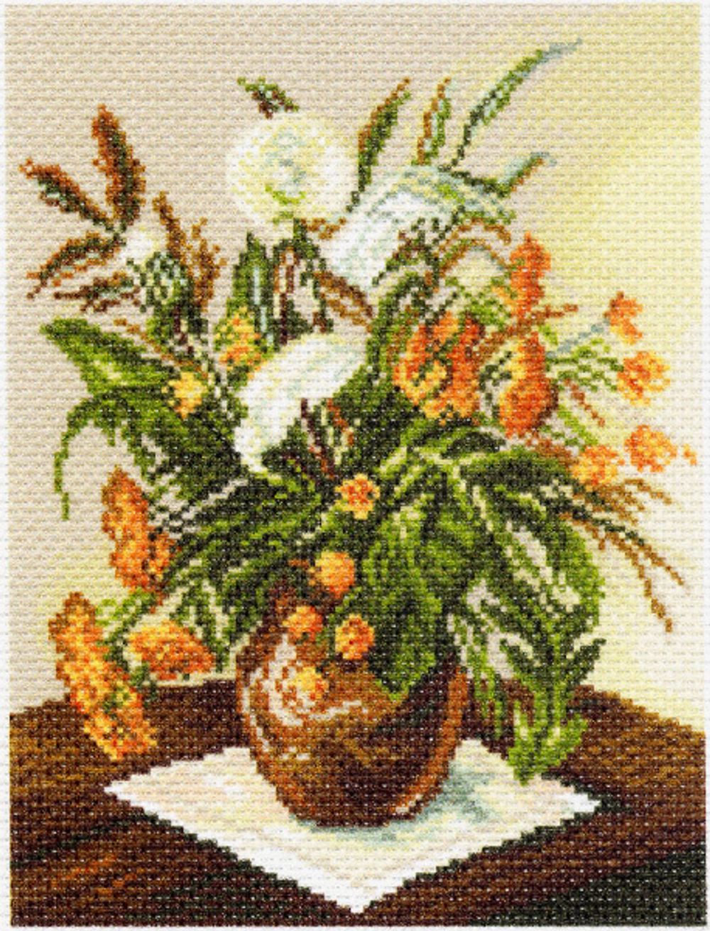 "Полевые воспоминания"-1305 канва с рисунком
