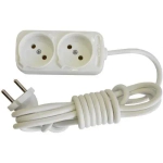 Удлинитель электрический 2 гнезда 5 метров Viko Leylak провод ПВС 2x0,75 мм, 10 Ампер, 2200 Вт, Турция