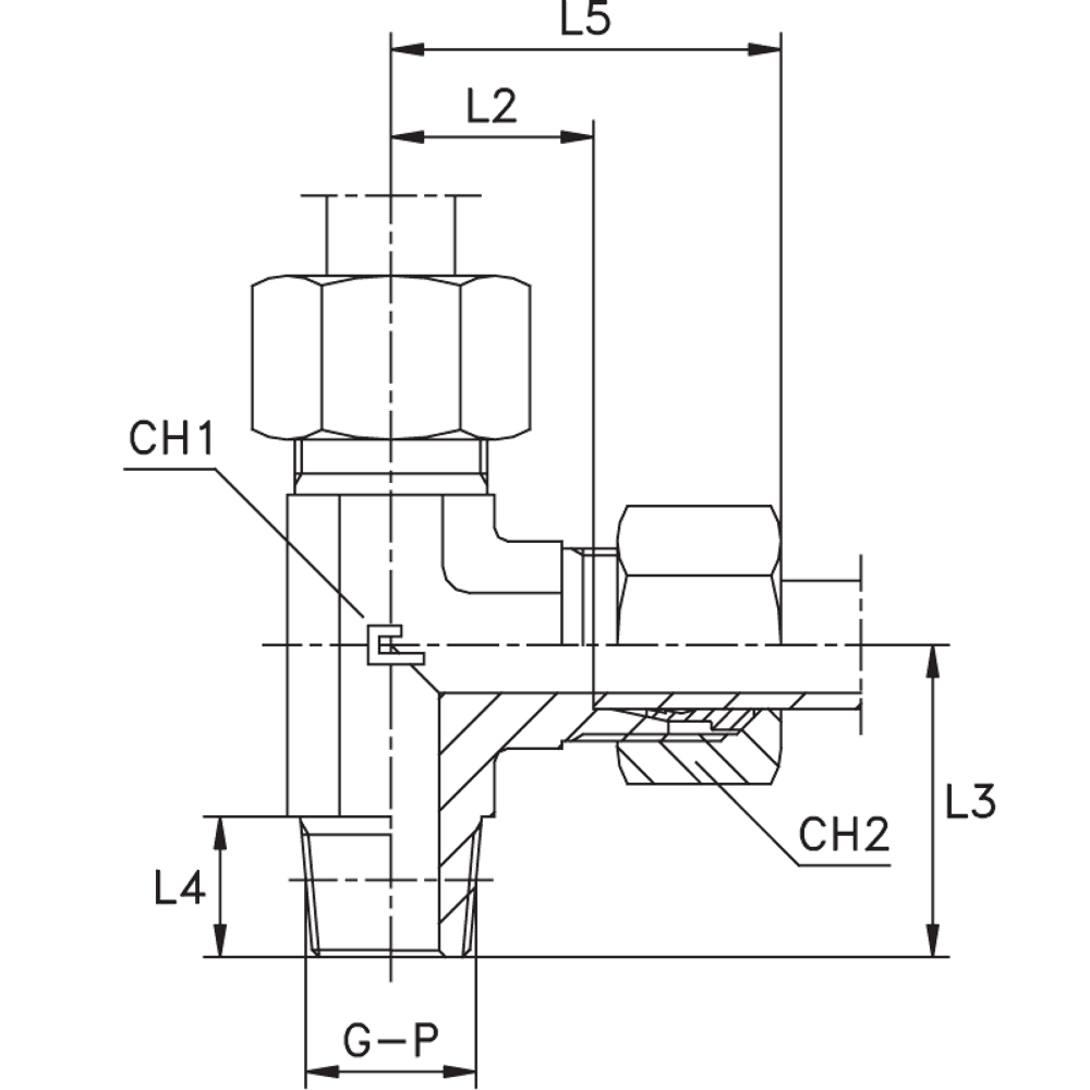 Штуцер FLC DL10 NPT1/4" (в сборе)