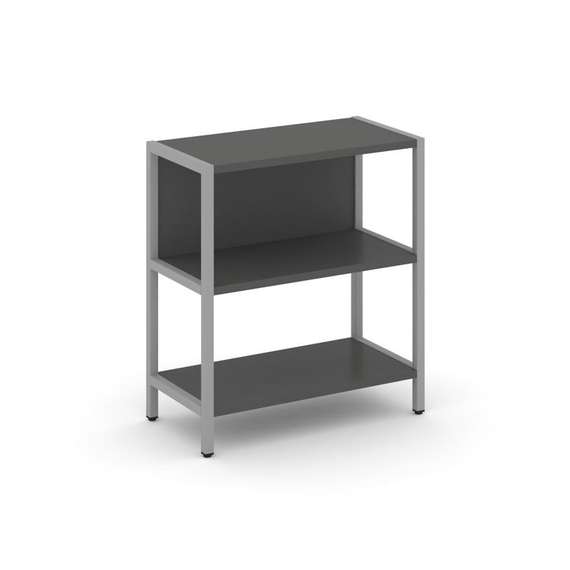 Shelf System Односекционный стеллаж двухярусный SN.STM-211 Антрацит/Металл Серый 810*400*879