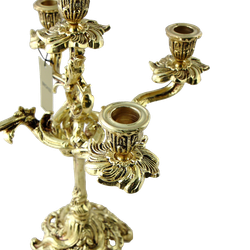 Bello De Bronze Каминные часы с канделябрами "Лимож"