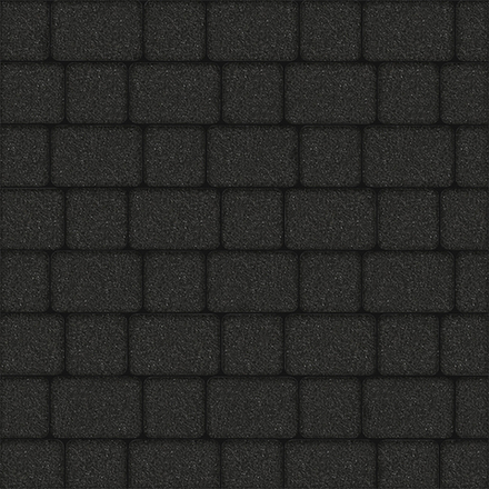 Тротуарная плитка КЛАССИКО - Стоунмикс Черный, комплект из 2 видов плит