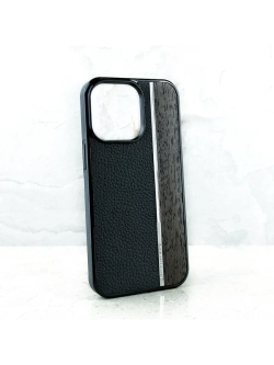 Чехол iPhone 16 - Euphoria Leather Metal Wood