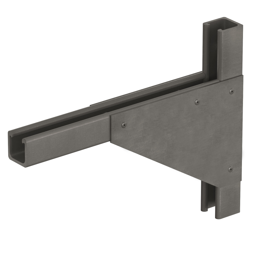 Консоль с опорой   осн. 150, стеклопластик