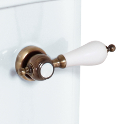 Унитаз напольный с бачком Migliore  Impero  ML.IMP-25.301.BI с рычагом смыва бронза