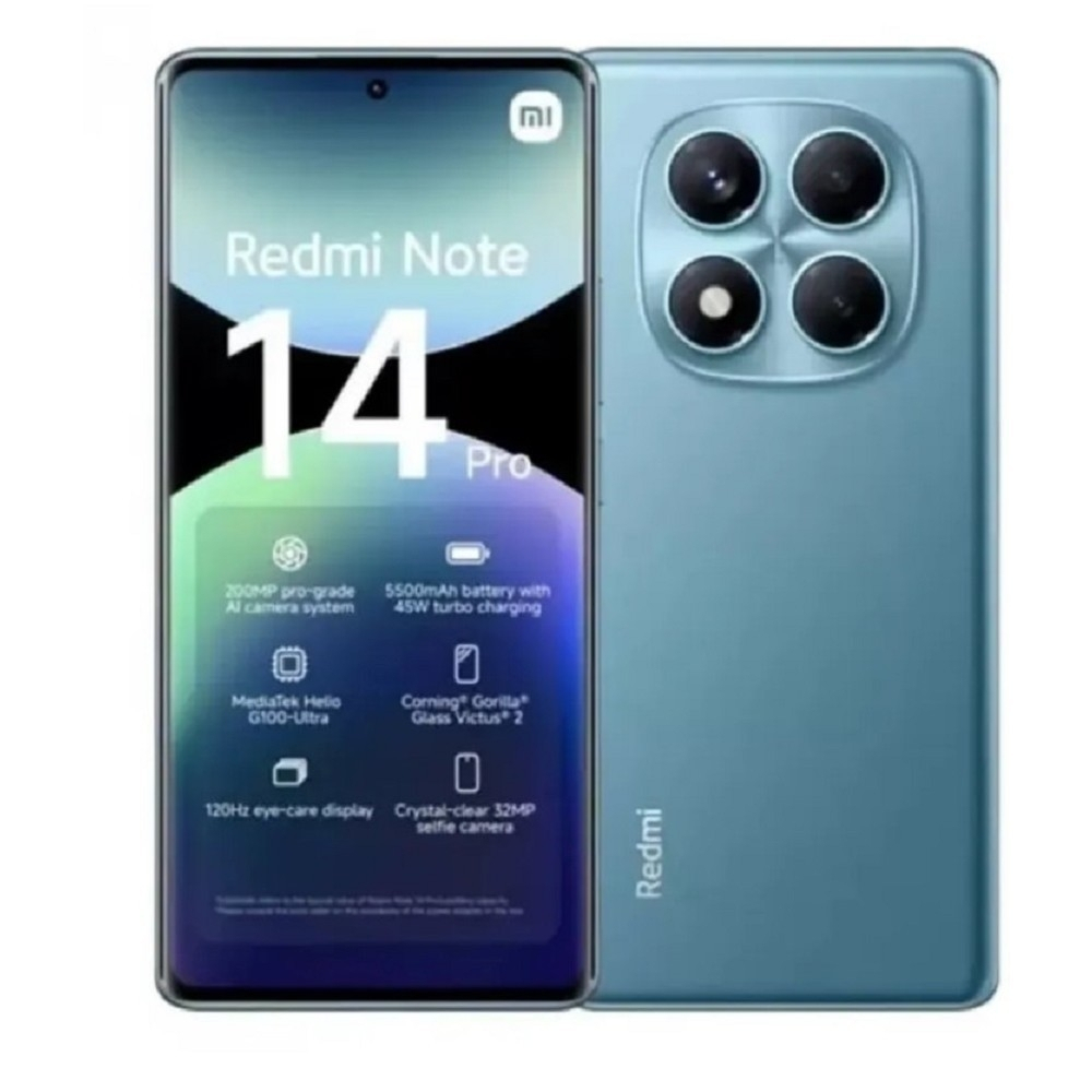 Смартфон Xiaomi Redmi Note 14 Pro 12GB / 512GB Ocean Blue [61376]