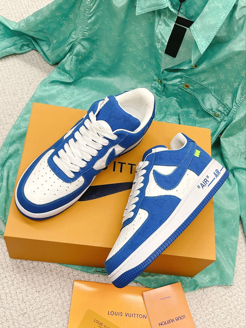 Louis Vuitton and Nike Air Force