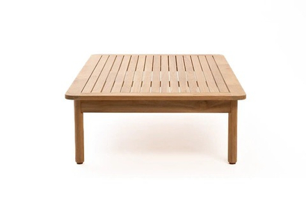 Кофейный стол из тика Joygarden БУНГАЛО квадратный, коричневый