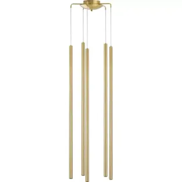 Подвесной светильник LED 25W 3000К L5T747433 золото Tubo Lightstar