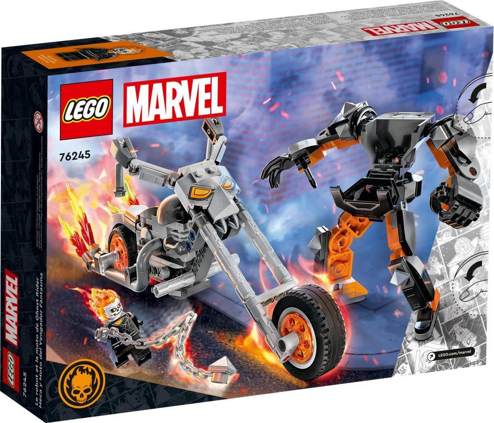 LEGO Super Heroes 76245 «Робот и мотоцикл Призрачного Гонщика» — супергерой Marvel