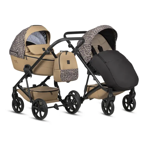 Коляска 2 в 1 Tutis Viva 6+ Teddy Savanna Brown