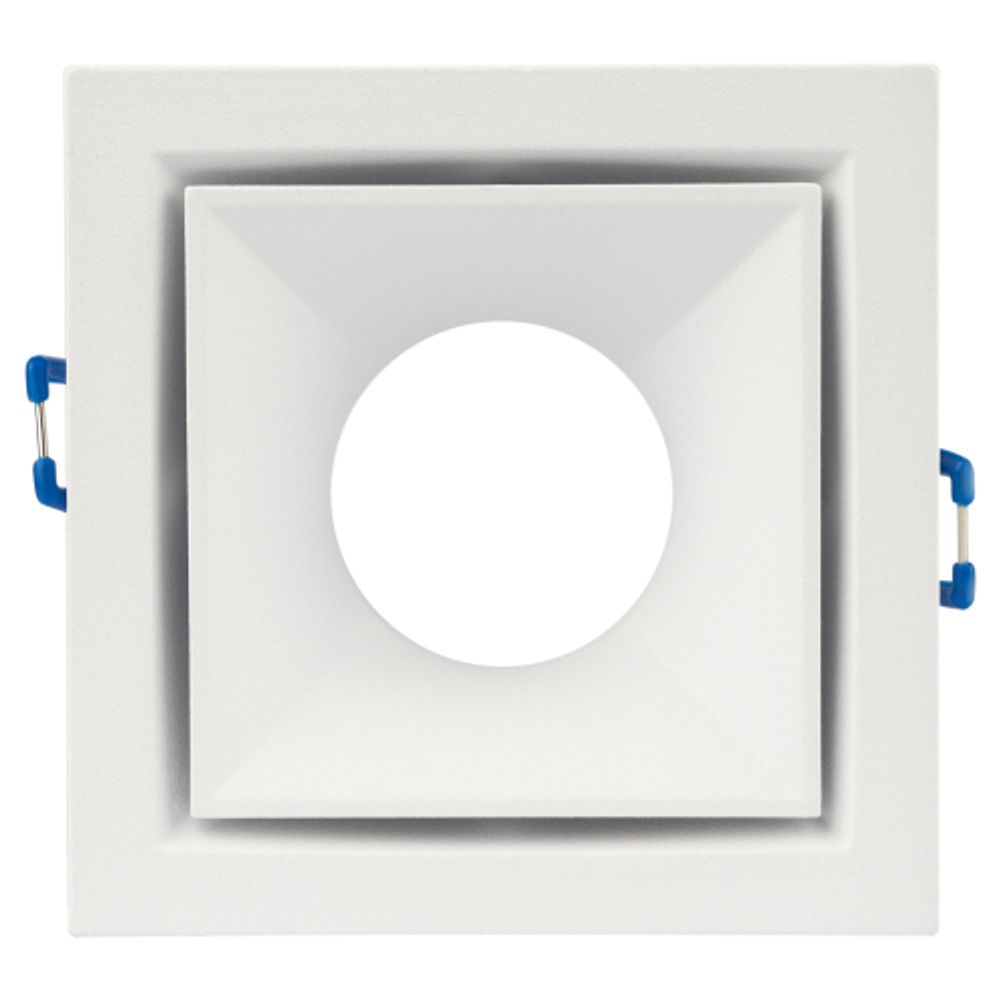 Светильник встраиваемый алюминиевый ЭРА KL101 WH под лампу MR16 GU5.3 белый | Алюминиевые встраиваемые светильники