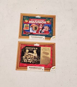Гадание-лотерея "Новый год", 2 шт.