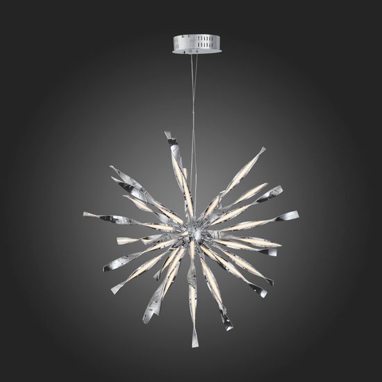 SL927.113.24 Люстра подвесная ST-Luce Хром/Хром, Белый LED 1*100W 4000K RAGGIO