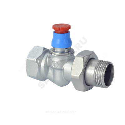 Клапан термостатический R402TG Ду 20 Ру10 прямой ВР клипс clip-clap без преднастройки штуцер без уплотнения Giacomini R402X034