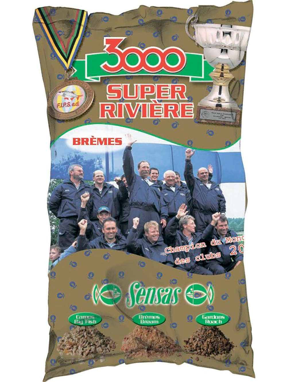 Прикормка Sensas 3000 Super RIVIERE Bremes 1кг