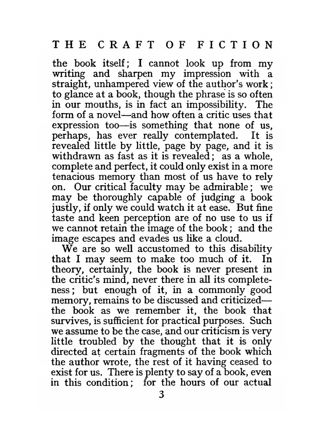 The Craft of Fiction | Percy Lubbock