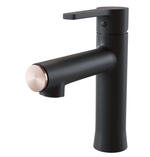 Смеситель для умывальника 35k MIXLINE ML23-04 "Round Black"