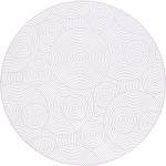 Салфетка на стол 38см «Бесконечность», белая